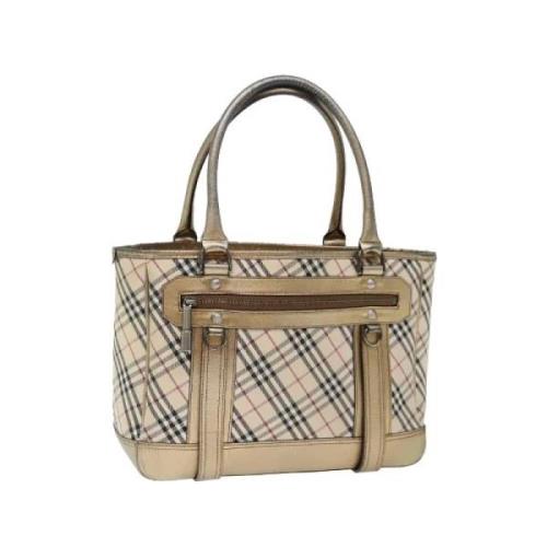 Pre-owned Cotton handbags Burberry Vintage , Beige , Dames