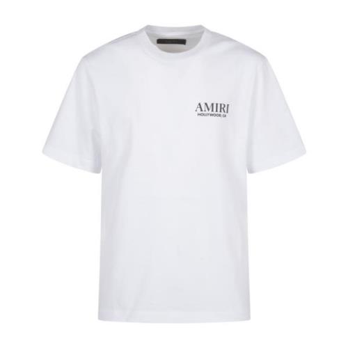 Wit Stacked Tee Shirt Amiri , White , Heren