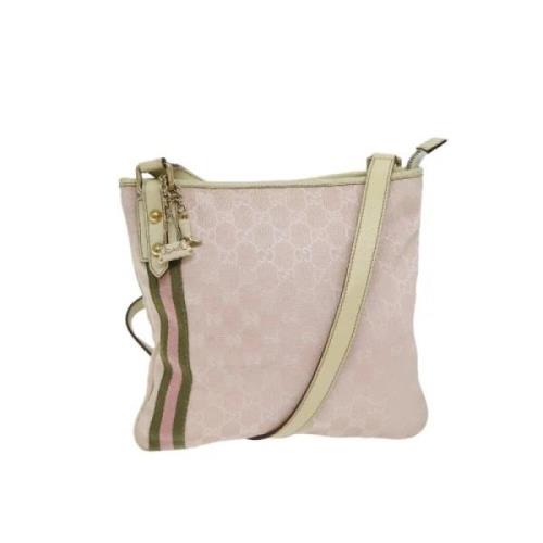 Pre-owned Canvas gucci-bags Gucci Vintage , Pink , Dames