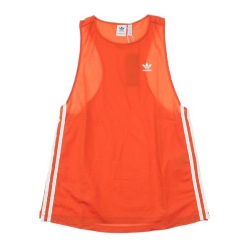 Slim Fit Tank Top Adidas , Orange , Dames