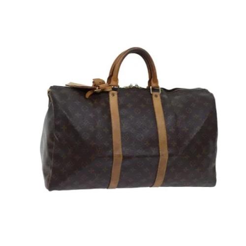 Pre-owned Canvas louis-vuitton-bags Louis Vuitton Vintage , Brown , Da...