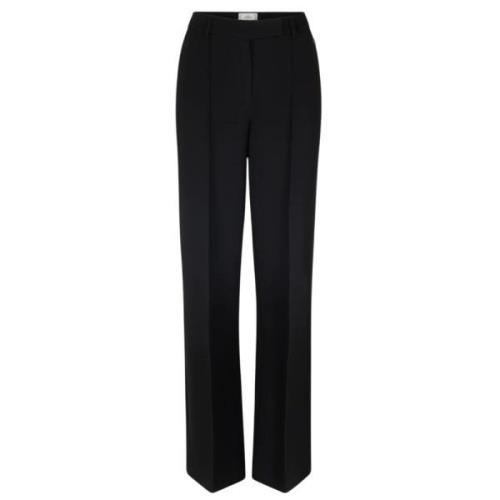 Zwarte lange broek voor dames Aaiko , Black , Dames