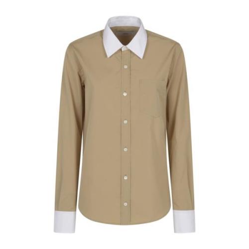 Klassieke Shirt Must Buy Ami Paris , Brown , Dames