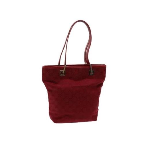 Pre-owned Canvas handbags Gucci Vintage , Red , Dames