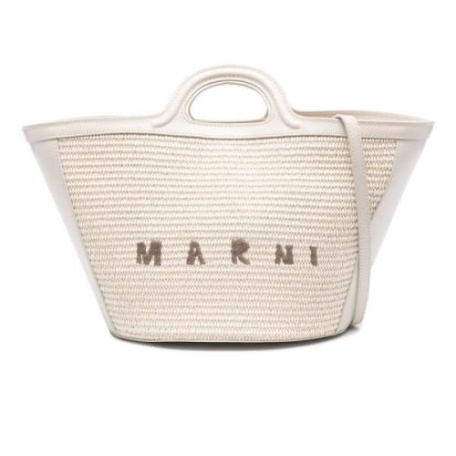 Tropicalia Zomer Tas in Wit Marni , White , Dames