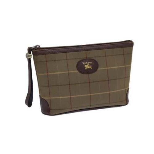 Pre-owned Cotton clutches Burberry Vintage , Brown , Dames