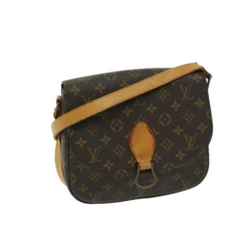 Pre-owned Canvas louis-vuitton-bags Louis Vuitton Vintage , Brown , Da...