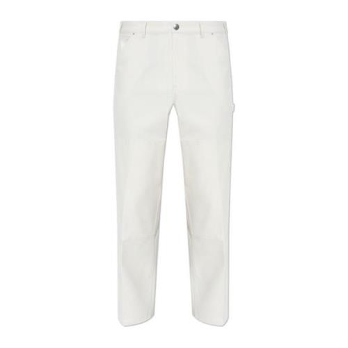 Broek met logo Moncler , Beige , Heren