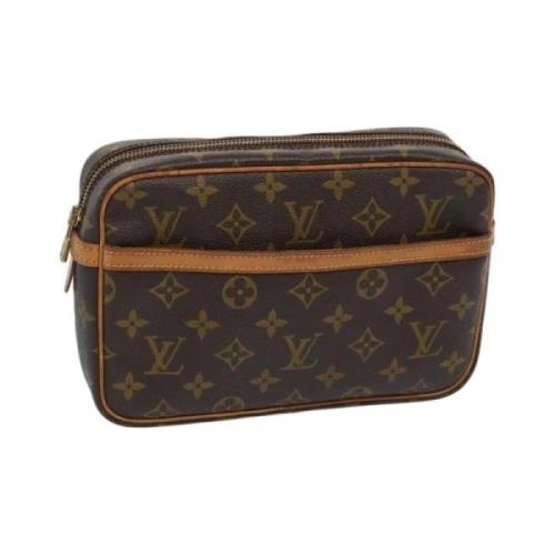 Pre-owned Canvas louis-vuitton-bags Louis Vuitton Vintage , Brown , Da...