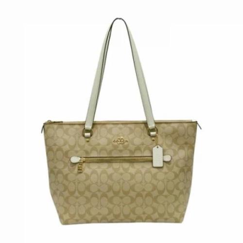 Pre-owned Plastic handbags Coach Pre-owned , Beige , Dames