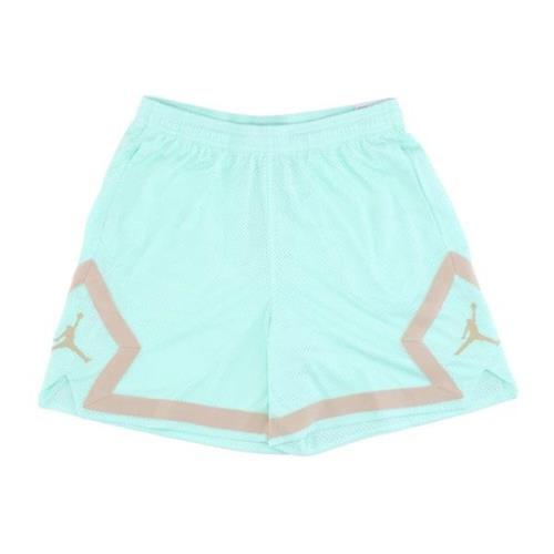 Mesh Basketball Shorts Heritage Diamond Jordan , Blue , Dames