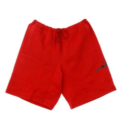 Fleece Trainingsbroek met Logo Jordan , Red , Heren