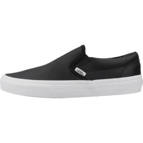 Klassieke Slip-On Sneakers Vans , Black , Heren