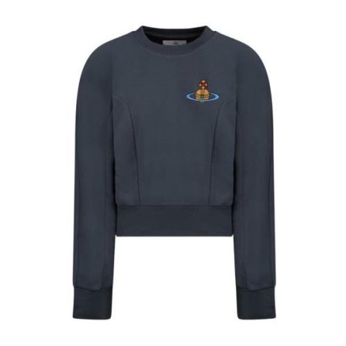 Donkergrijze Crewneck Sweatshirt Vivienne Westwood , Gray , Dames