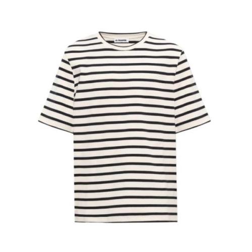 Gestreept T-shirt Jil Sander , Multicolor , Heren