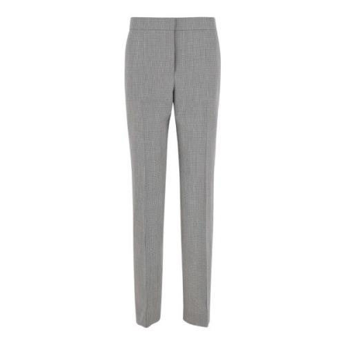 Hoge taille wollen broek grijs Jil Sander , Gray , Dames