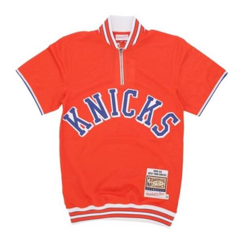 NBA Schietshirt 1968 Spelernaam Mitchell & Ness , Orange , Heren