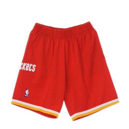 Houston Rockets NBA Swingman Basketball Shorts Mitchell & Ness , Red ,...