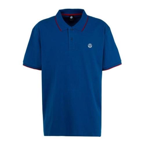 Heren Polo Shirt Blauw North Sails , Blue , Heren