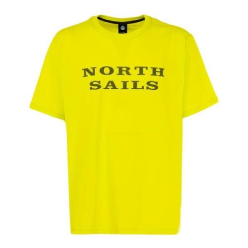 Stijlvolle T-Shirt Collectie voor Mannen North Sails , Yellow , Heren