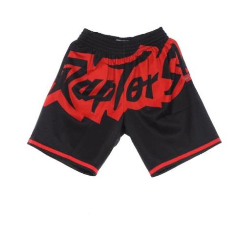 Raptors Basketball Shorts Hardwood Classics Mitchell & Ness , Black , ...