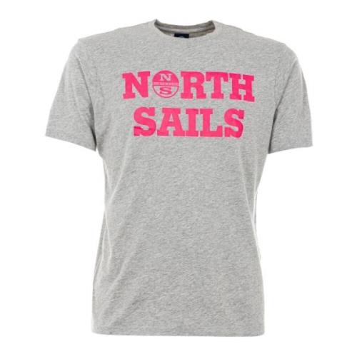 Stijlvolle Heren T-shirt North Sails , Gray , Heren