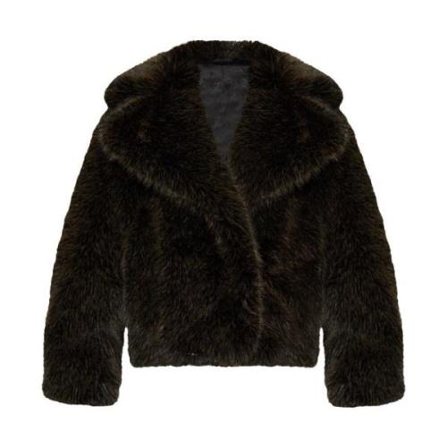 Faux-Fur Koffiebruine Jassen Kenzo , Brown , Dames