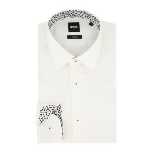 Elegant Business Overhemd Wit Hugo Boss , White , Heren