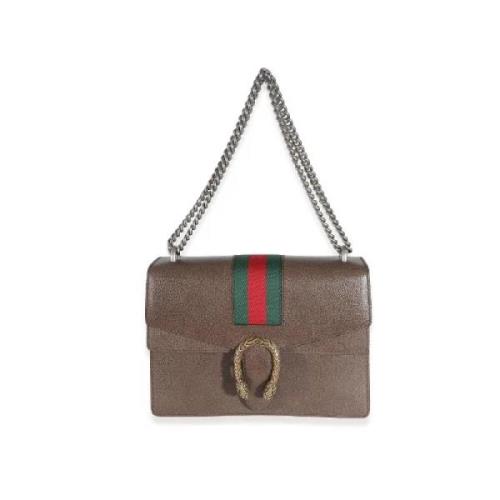 Pre-owned Cotton gucci-bags Gucci Vintage , Brown , Dames