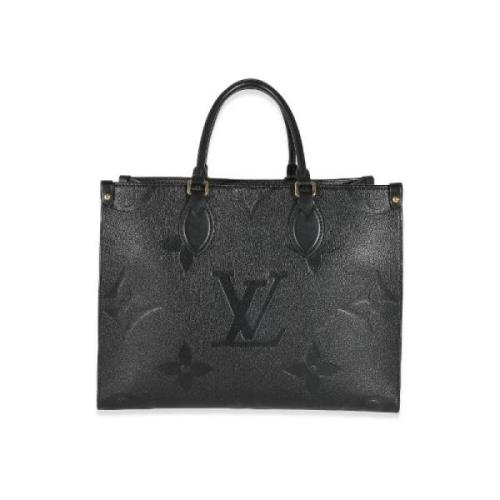 Pre-owned Leather louis-vuitton-bags Louis Vuitton Vintage , Black , D...