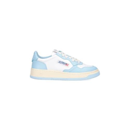 Blauwe Lage Sneakers Autry , Blue , Dames