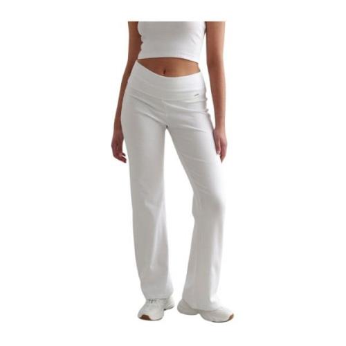 Ribbed Ease Broek Aim'n , White , Dames