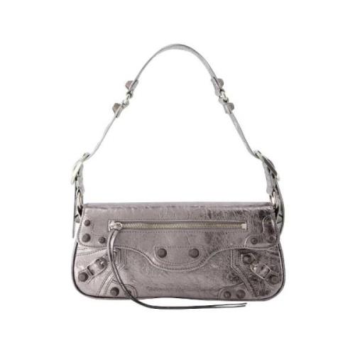 Pre-owned Leather balenciaga-bags Balenciaga Vintage , Gray , Dames