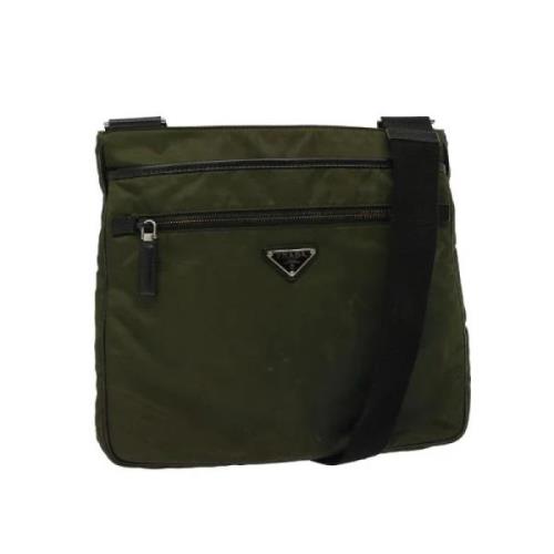 Pre-owned Nylon prada-bags Prada Vintage , Green , Dames