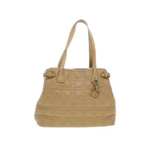 Pre-owned Canvas dior-bags Dior Vintage , Beige , Dames