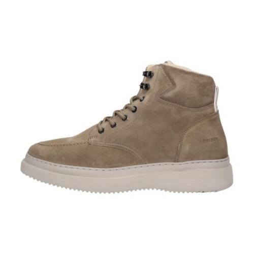 Heren Sneakers Jonah Polar Fur Nubikk , Beige , Heren