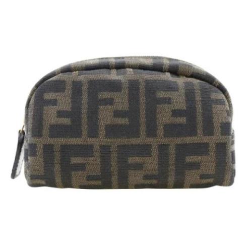 Pre-owned Canvas pouches Fendi Vintage , Brown , Dames