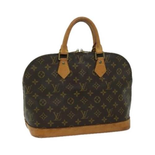 Pre-owned Canvas handbags Louis Vuitton Vintage , Brown , Dames