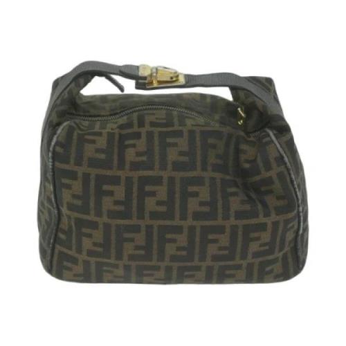 Pre-owned Canvas handbags Fendi Vintage , Black , Dames