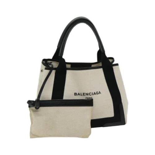 Pre-owned Cotton handbags Balenciaga Vintage , White , Dames