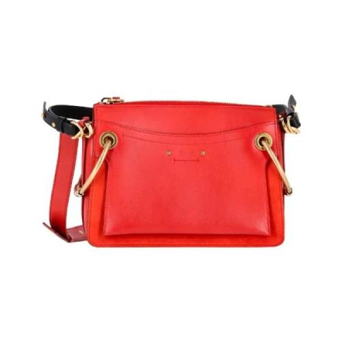 Pre-owned Leather shoulder-bags Chloé Pre-owned , Red , Dames