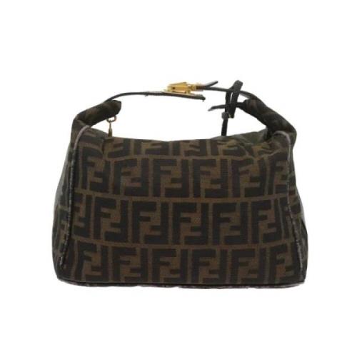 Pre-owned Canvas handbags Fendi Vintage , Brown , Dames