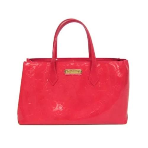 Pre-owned Canvas shoulder-bags Louis Vuitton Vintage , Red , Dames