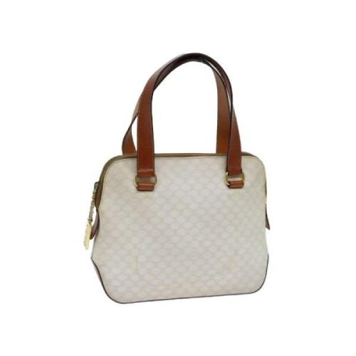 Pre-owned Canvas handbags Celine Vintage , White , Dames