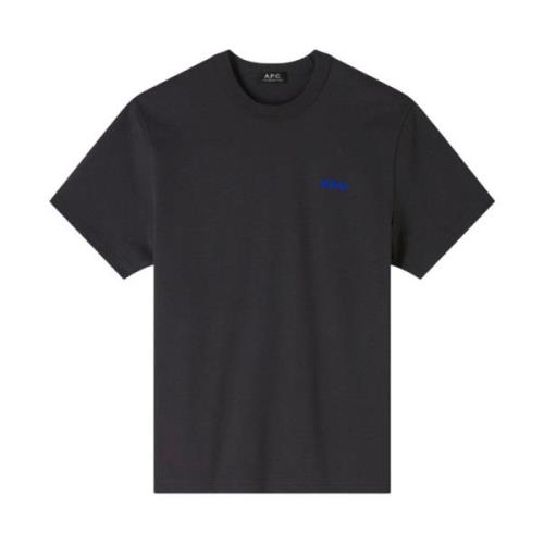 Boxy Petit Jersey T-Shirt A.p.c. , Black , Heren