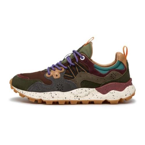 Suede and technical fabric sneakers Yamano 3 UNI Flower Mountain , Mul...