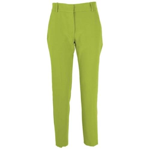 Elegante Chino Broek met Hoge Taille Pinko , Green , Dames