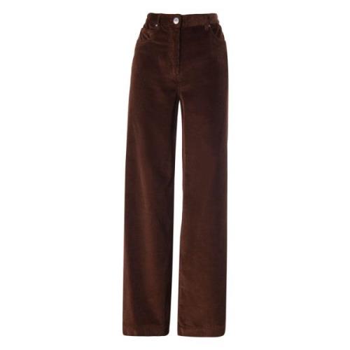 Velvet Bruine Jeans Klassieke Pasvorm Pinko , Brown , Dames