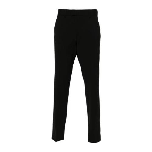 Zwarte Wollen Broek Hugo Boss , Black , Heren