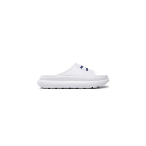 Platte PVC Logo Muilezel Schoenen Tommy Hilfiger , White , Dames